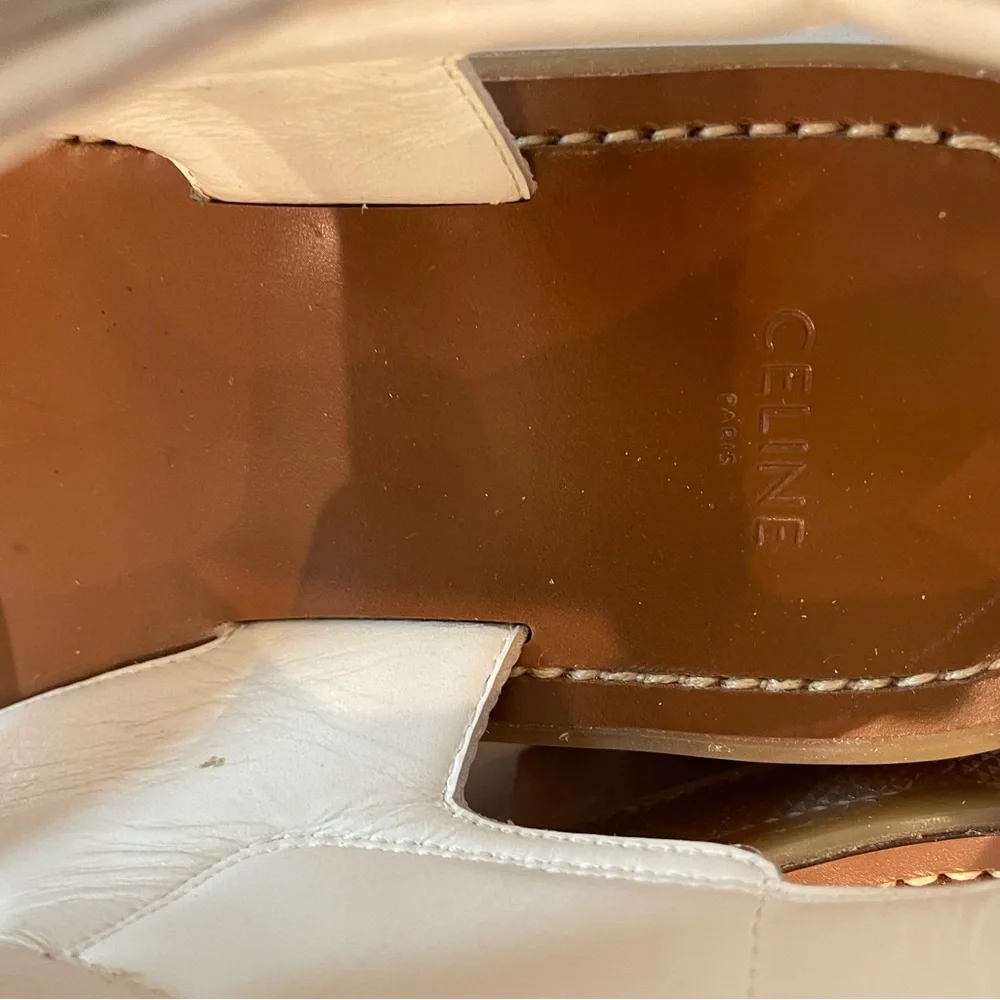 Celine Logo Sandals - Picture 11 of 14